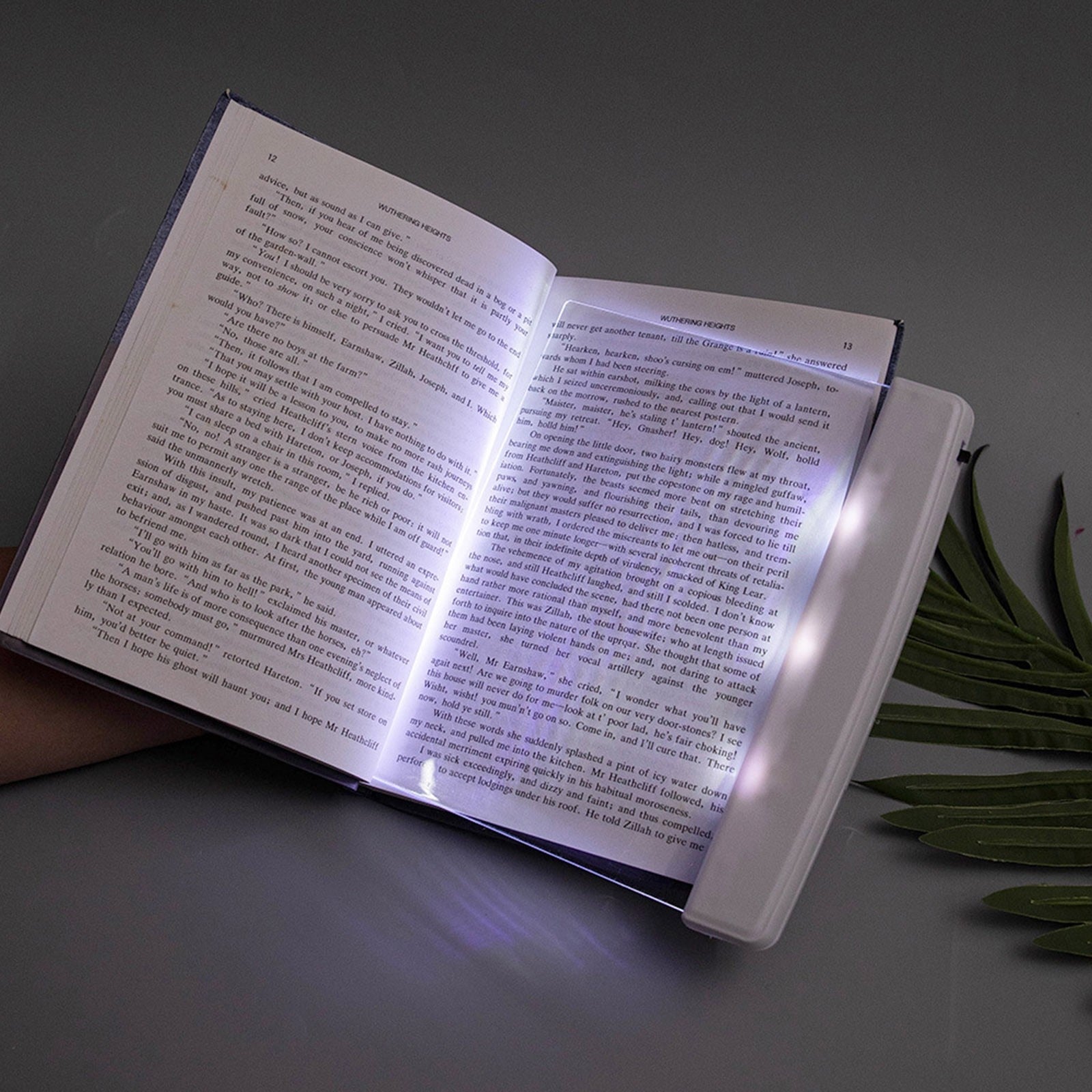 Round Neck Reading Light, LED Book Light for Reading in Bed at Night.