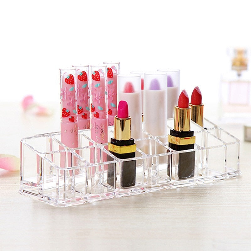 Clear Acrylic Lipstick Holder Organizer
