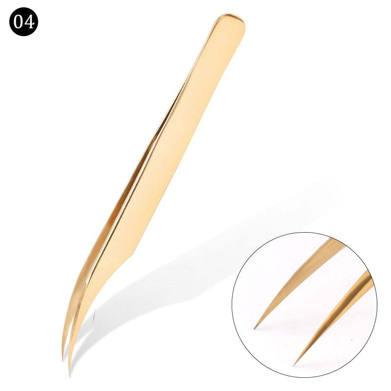 Eyelashes Stainless Steel Tweezers