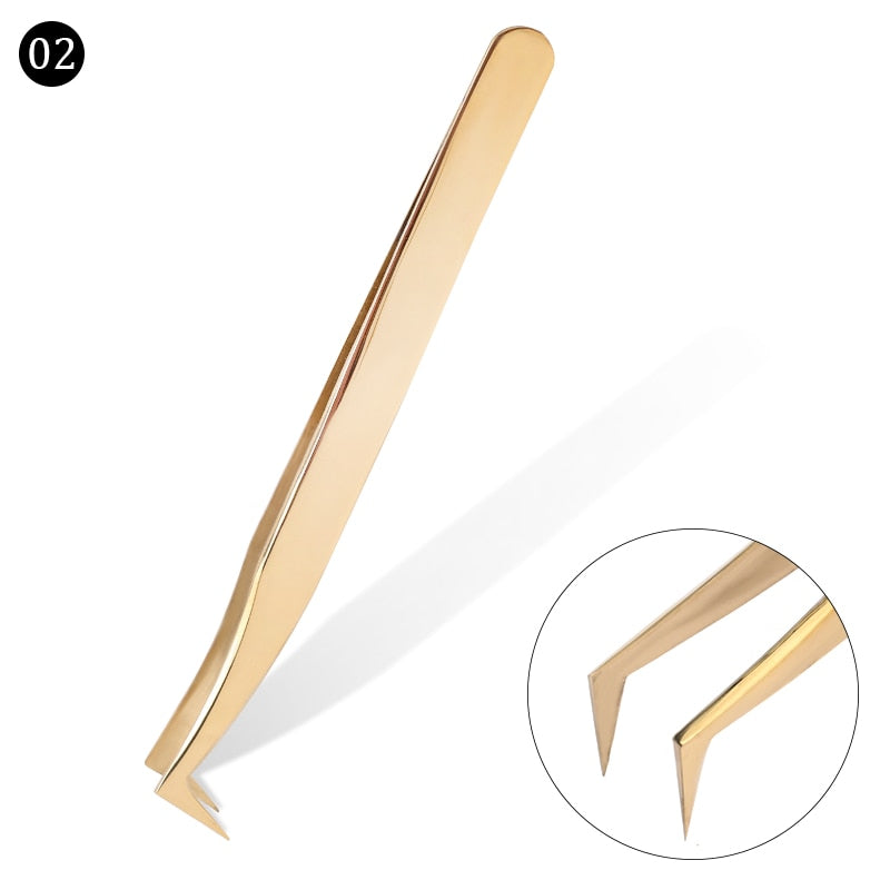 Eyelashes Stainless Steel Tweezers