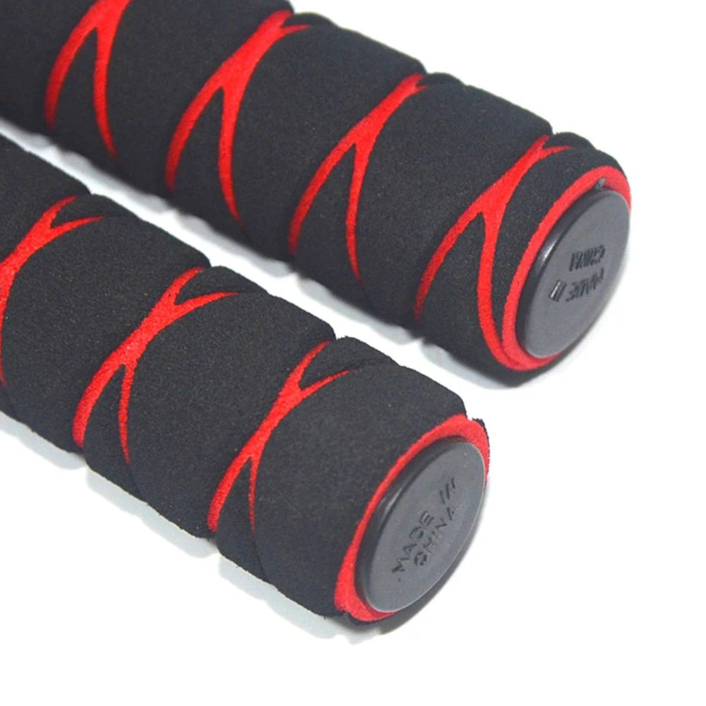 Foam Sparring Nunchaku Black Red Sponge Grip 12"