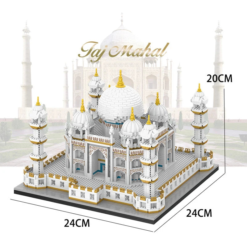 India Taj Mahal Lego Architecture Model Display