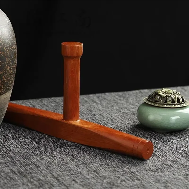 Wooden Tonfa Natural Red 21.5"