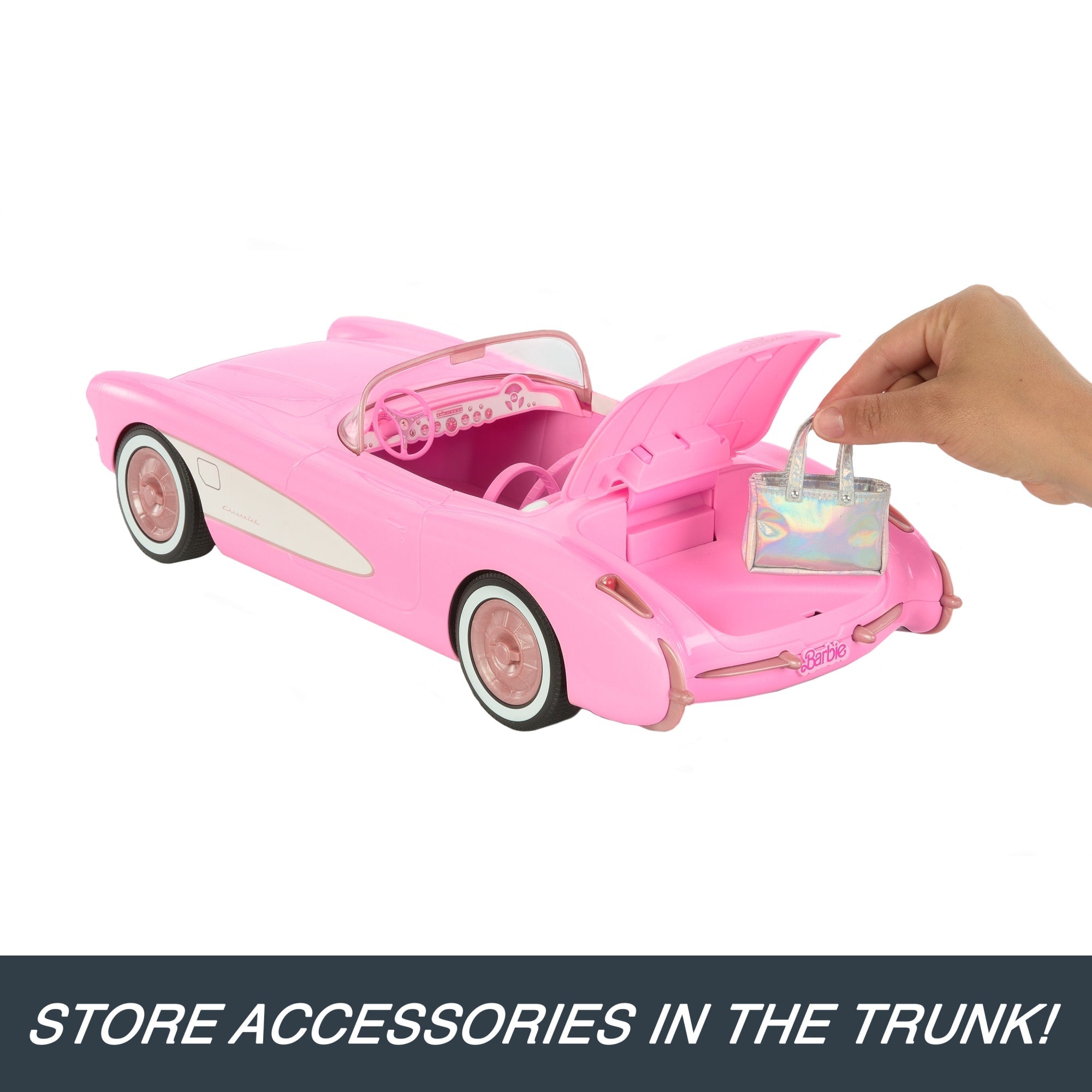 Barbie The Movie Pink Corvette Convertible