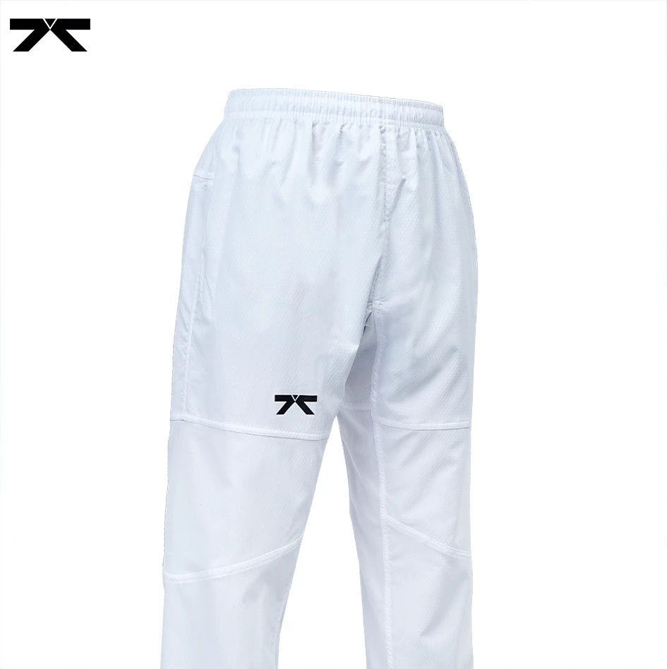 Karate Taekwondo Light Mesh White Trousers Polycotton