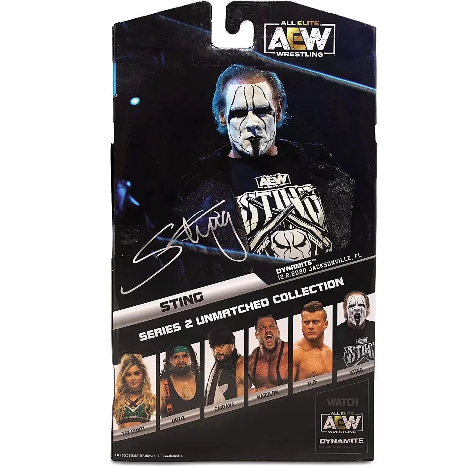 AEW Wrestling The Icon Sting Figure Unmatched Collection Series 2 Luminaries