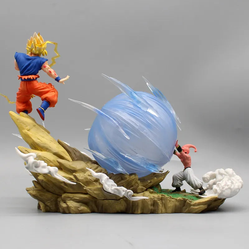 Dragon Ball Z Gohan Vs Buu kamehameha Battle Collectable Statue Figure