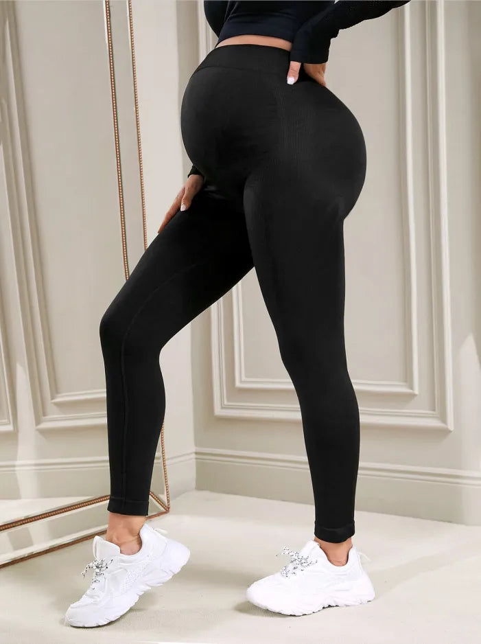 Maternity Adjustable U-Shaped Belly Support Elastic Leggings – kapafamily
