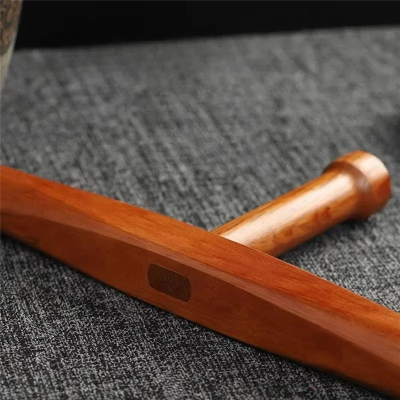 Wooden Tonfa Natural Red 21.5"