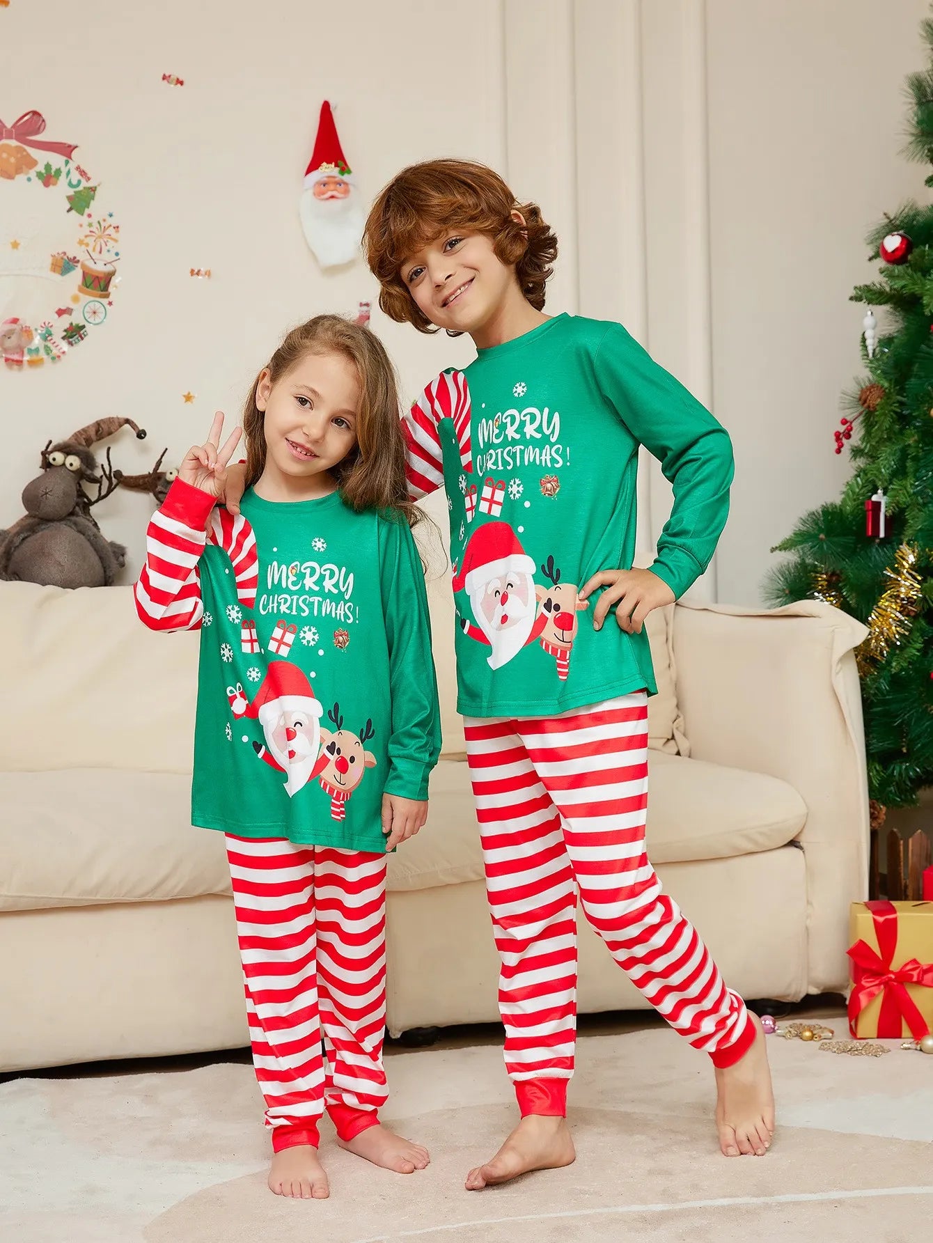 Christmas Full Family Matching Pyjamas Nightwear Sets