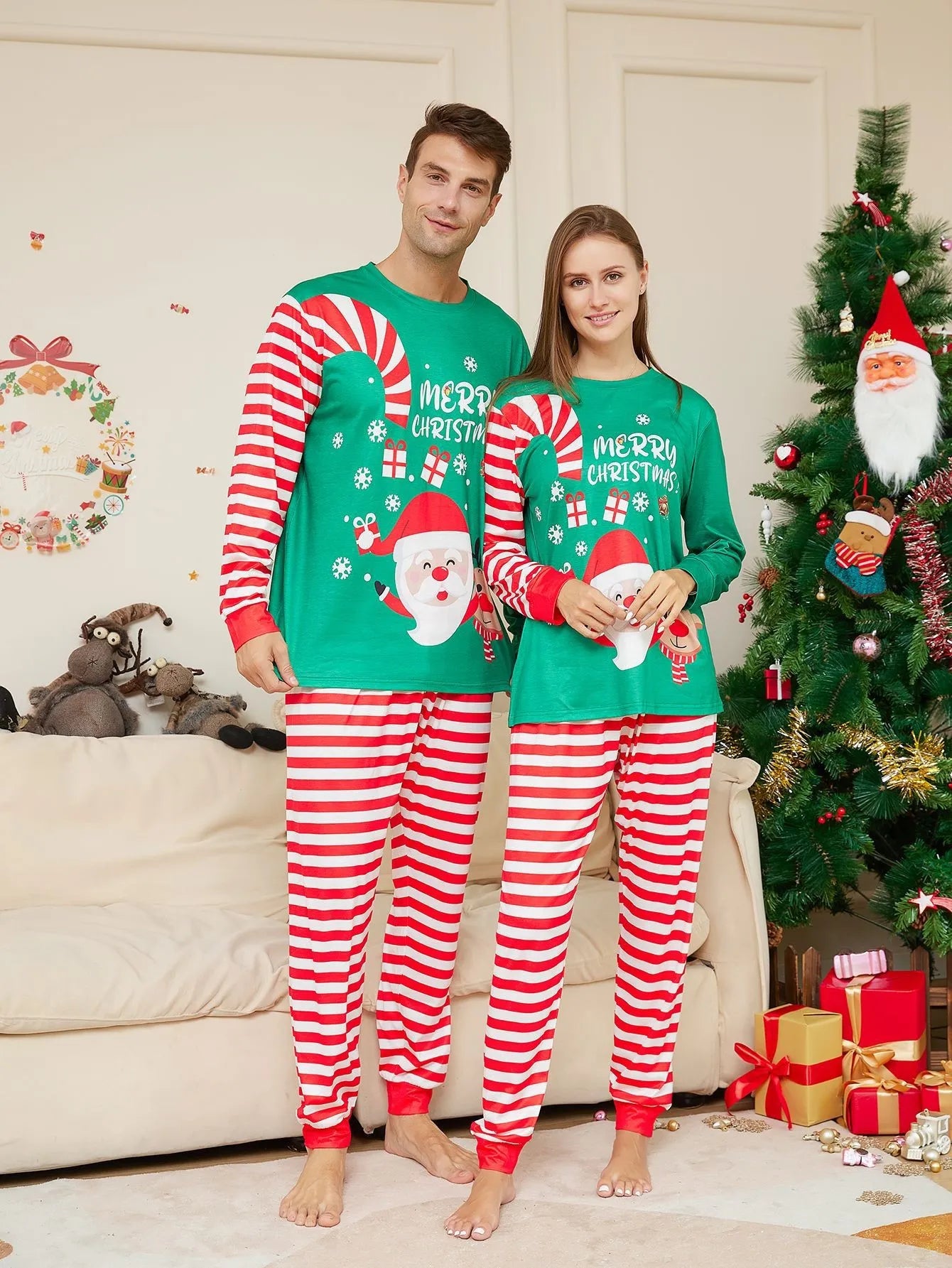 Christmas Full Family Matching Pyjamas Nightwear Sets