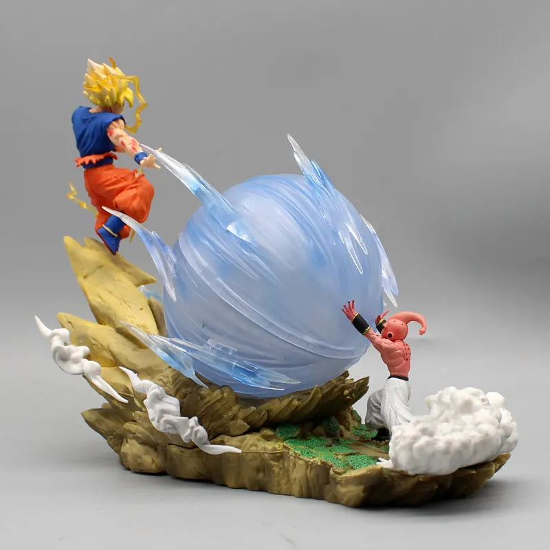 Dragon Ball Z Gohan Vs Buu kamehameha Battle Collectable Statue Figure