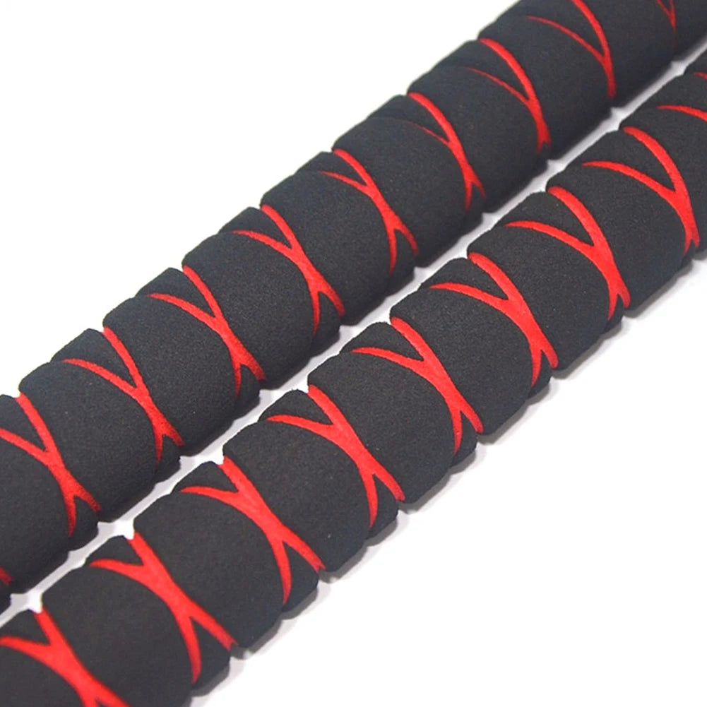 Foam Sparring Nunchaku Black Red Sponge Grip 12"