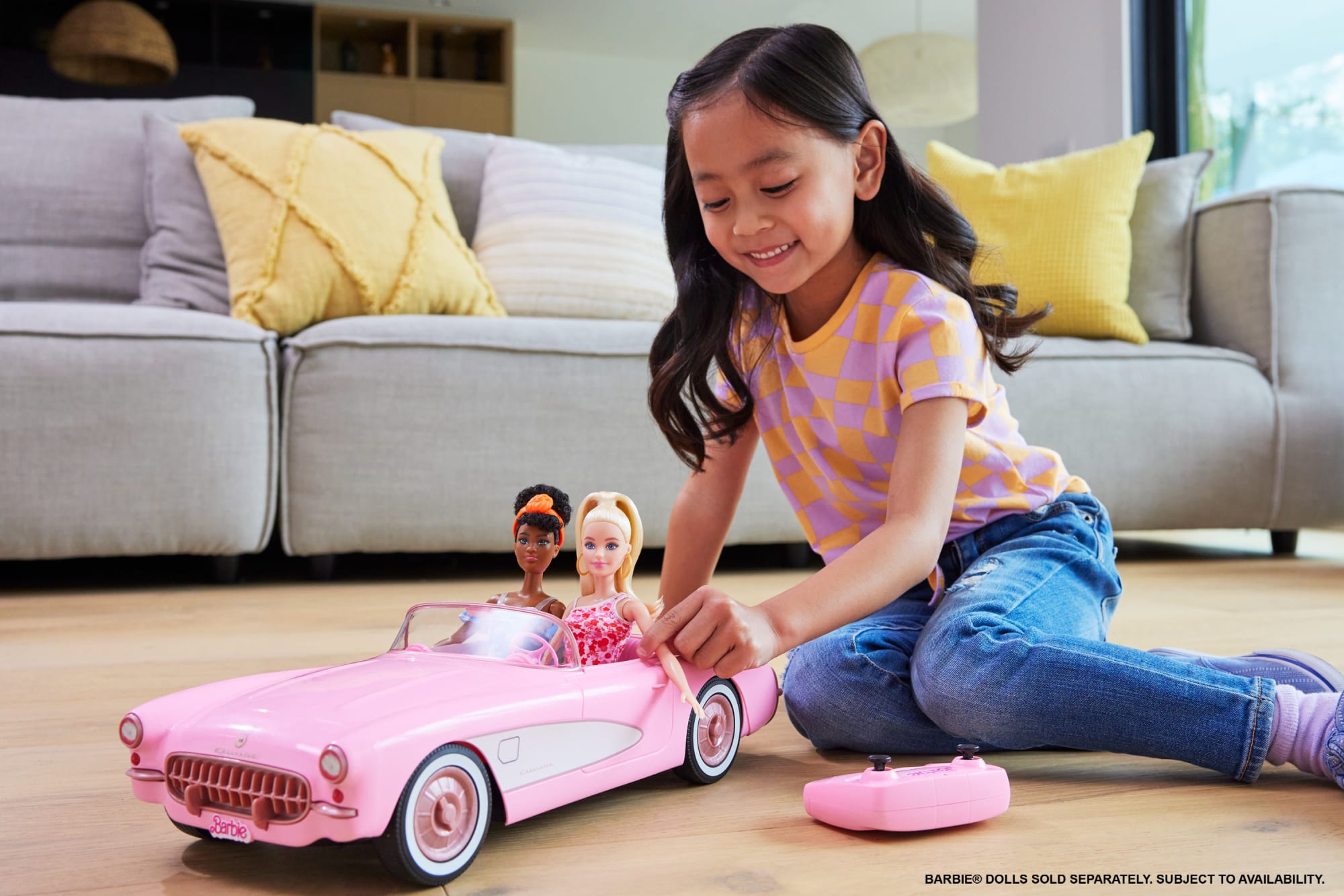 Barbie The Movie Pink Corvette Convertible