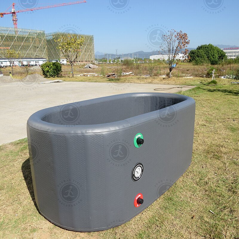 Ejia Customized Inflatable Ice Cold Bath Tub For Sports Recovery