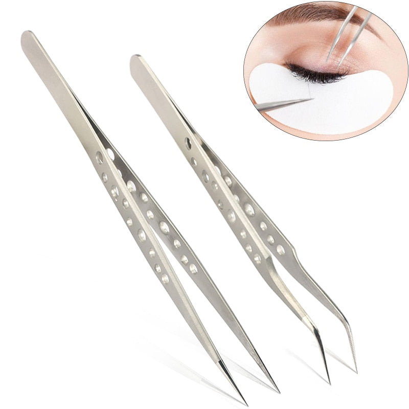 Eyelashes Stainless Steel Tweezers