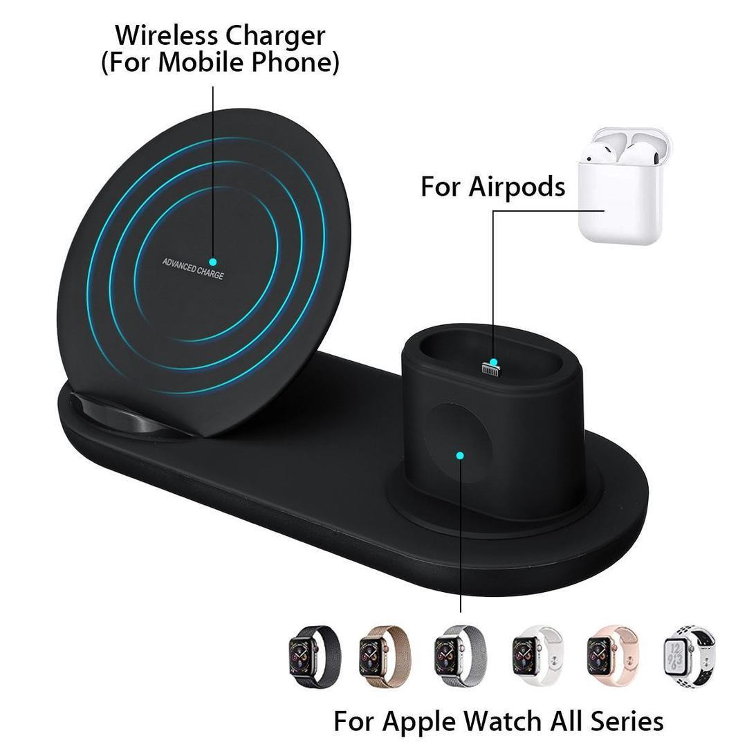 3-in-1 Wireless Fast Charger Dock