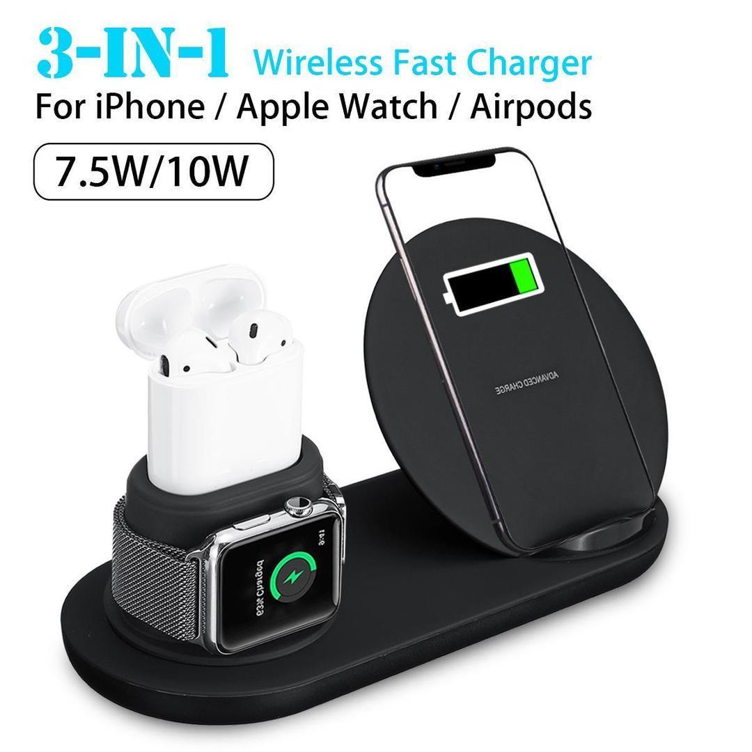 3-in-1 Wireless Fast Charger Dock