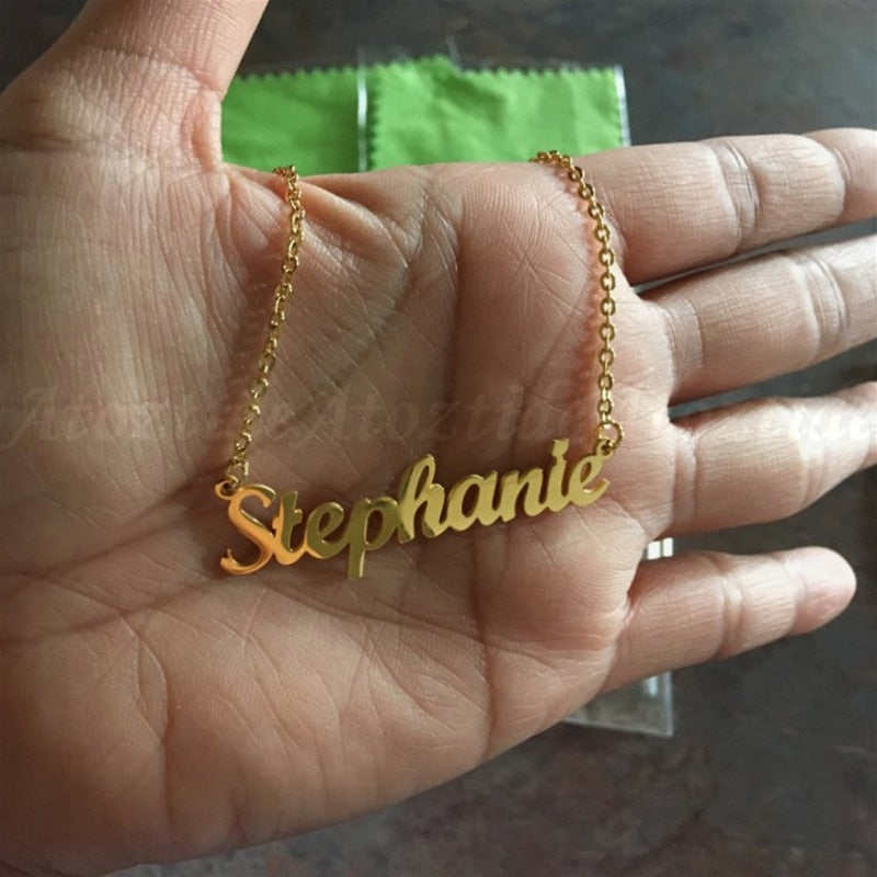 Customized Fashion Stainless Steel Name Necklace