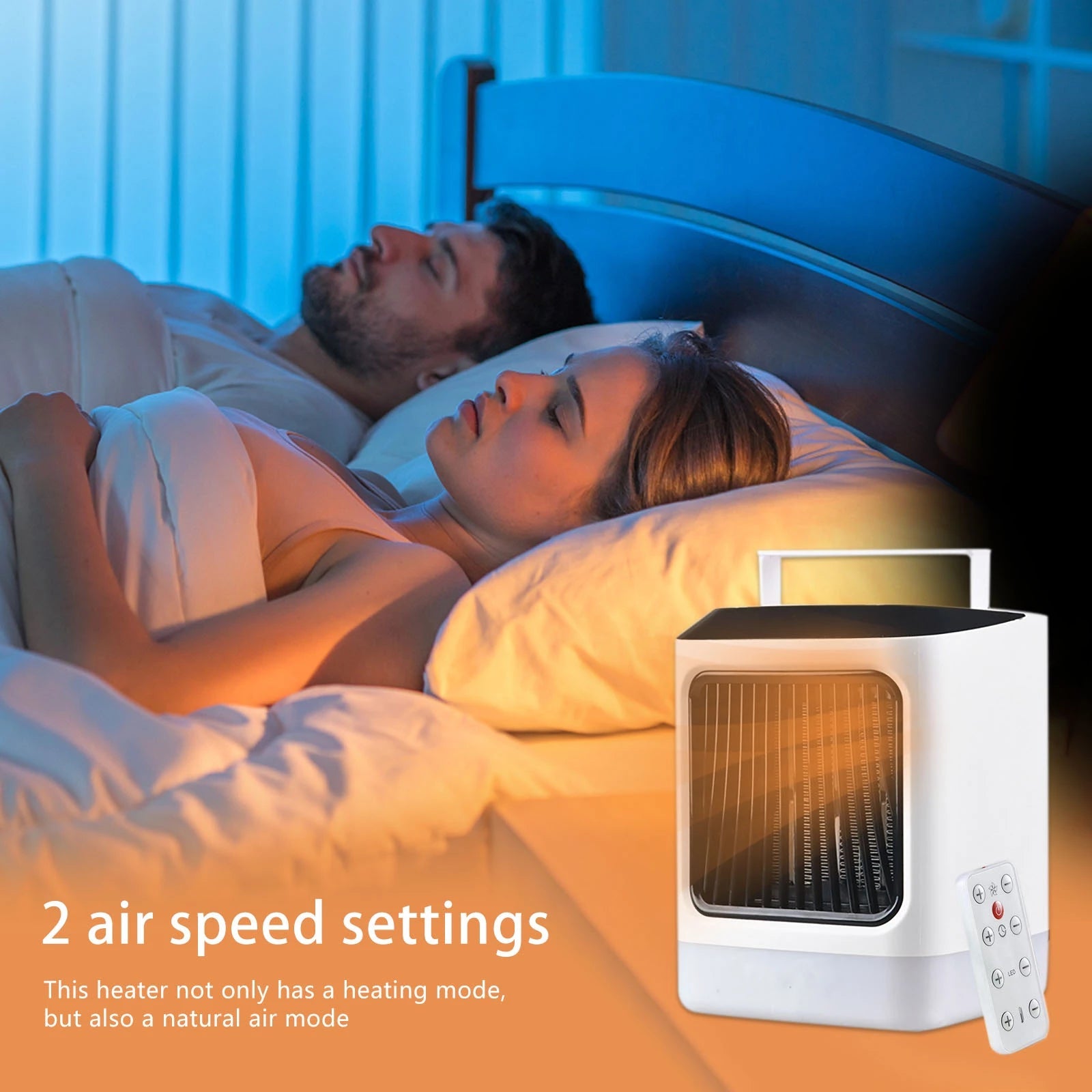 Premium Portable 2-in-1 Space Heater and Cooler