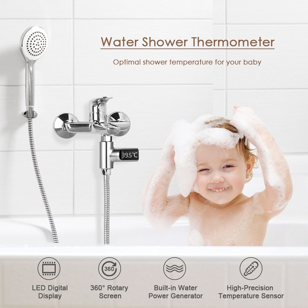 LED Shower Temperature Monitor