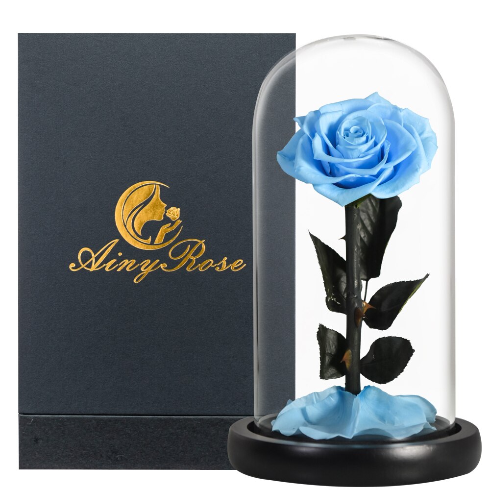 Eternal Preserved Roses In Glass