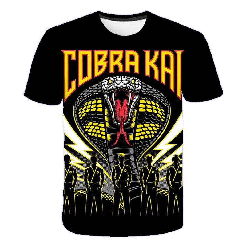 Cobra Kai Black T Shirts