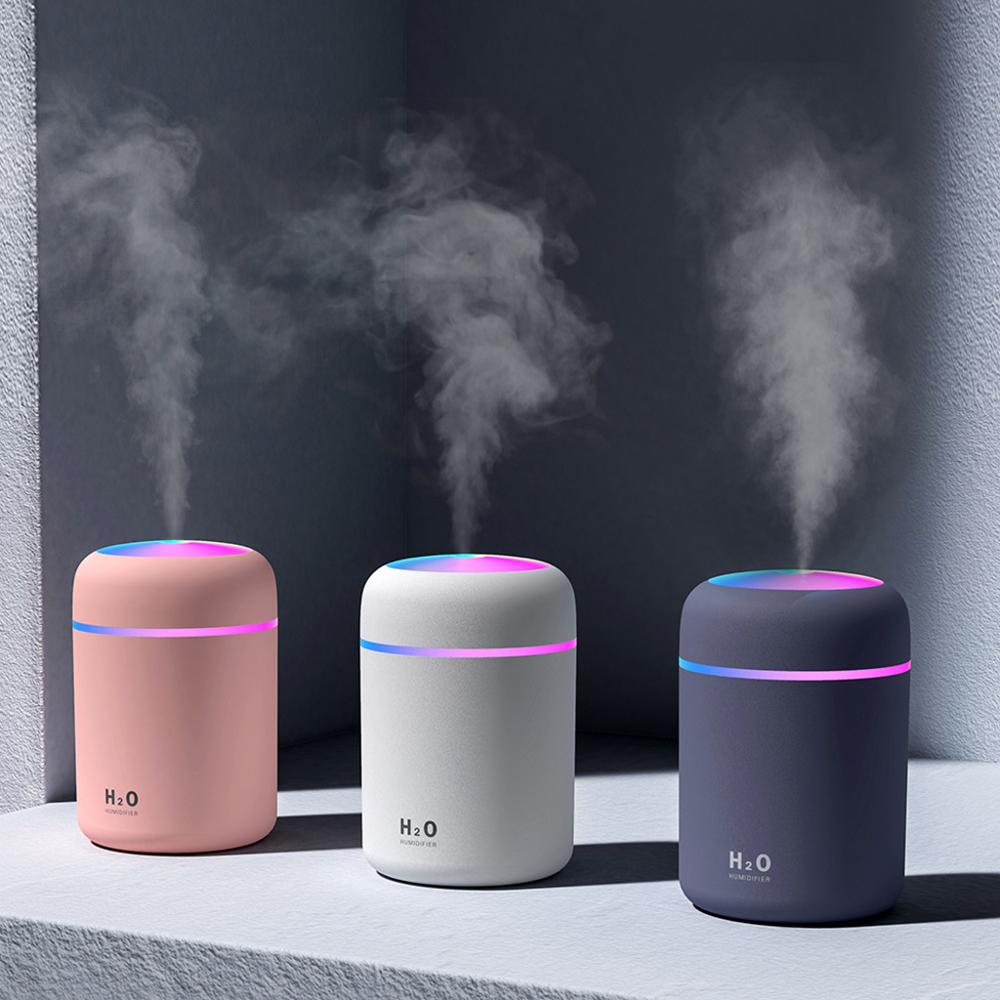 Portable Cool Mist Electric Air Humidifier Oil Diffuser 300ml