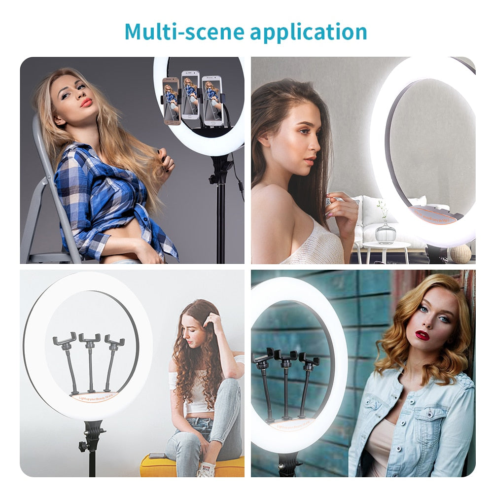 LED Selfie Ring Light With Tripod Stand