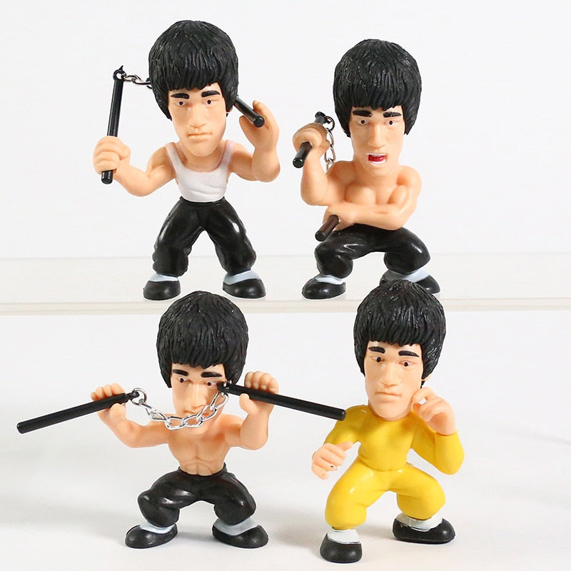 Bruce Lee Figurine 4pcs Set