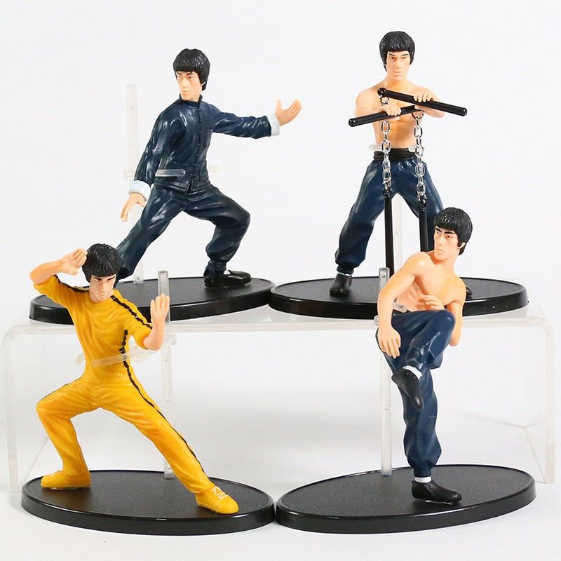 Bruce Lee Figurine 4pcs Set