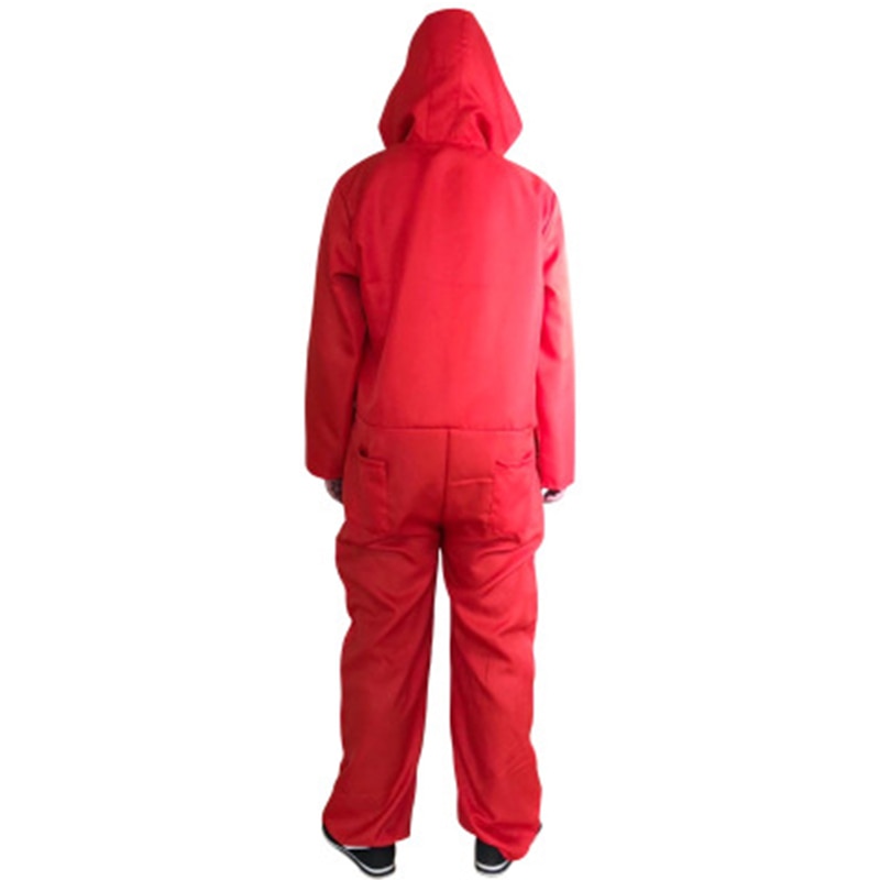 Money Heist Red Bank Robber Cosplay Costume