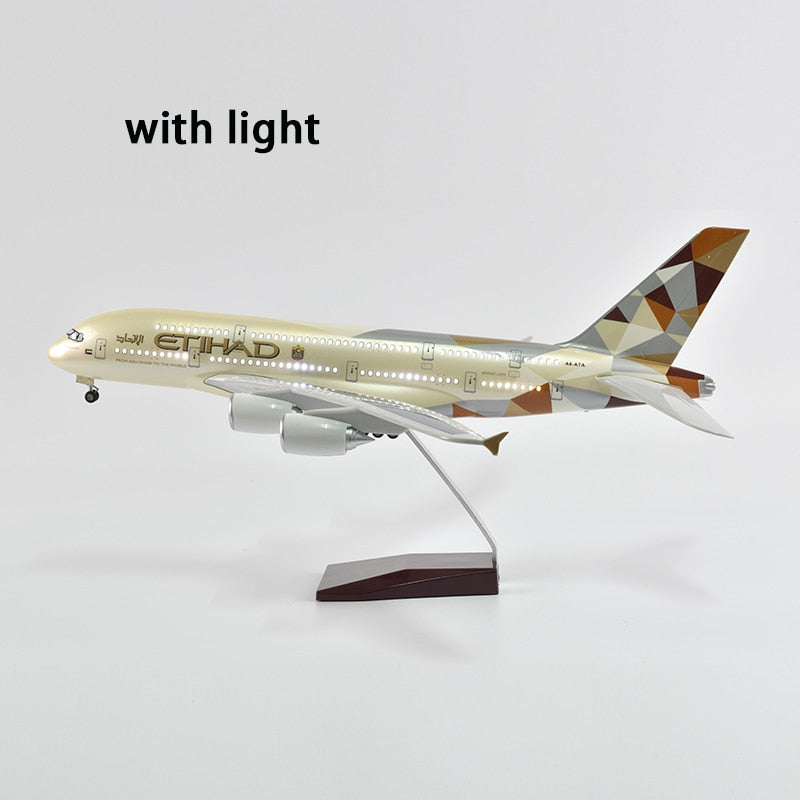 United Arab Emirates Airbus A380 Aircraft Airplane Model - 46cm