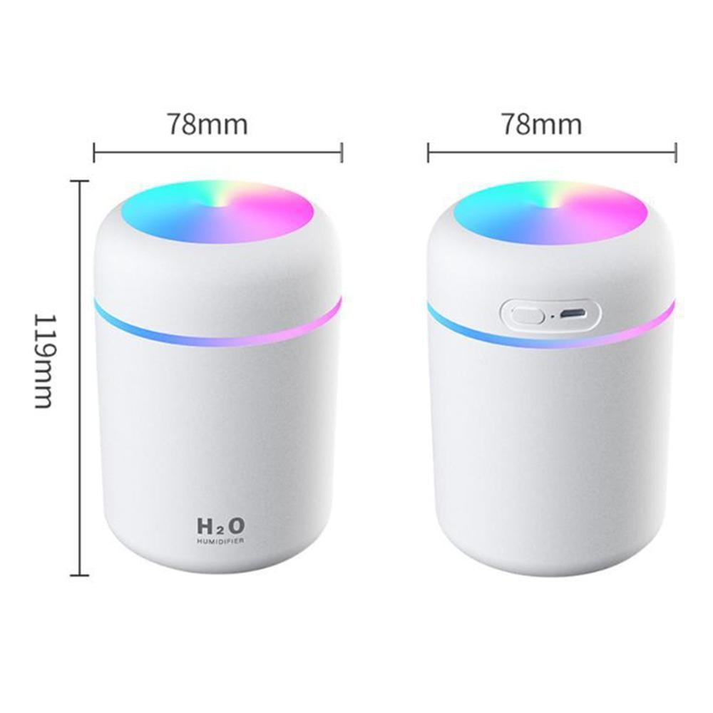 Portable Cool Mist Electric Air Humidifier Oil Diffuser 300ml