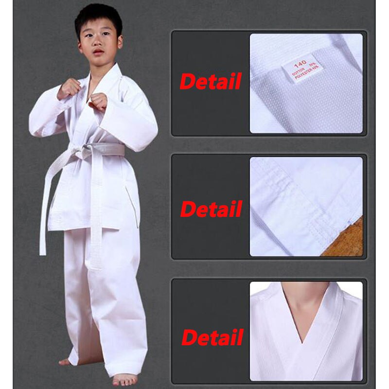 Karate White Polycotton Uniform