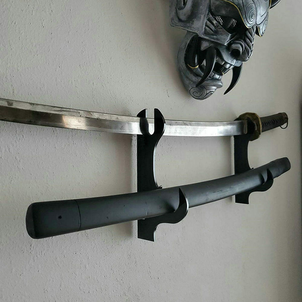 Sword Stand 2 Tier Wall Mounted