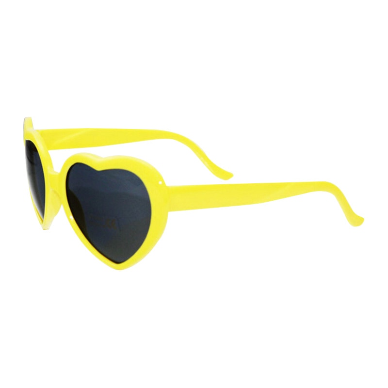 Love Heart Shape Sunglasses At Night Becomes Heart Shapes