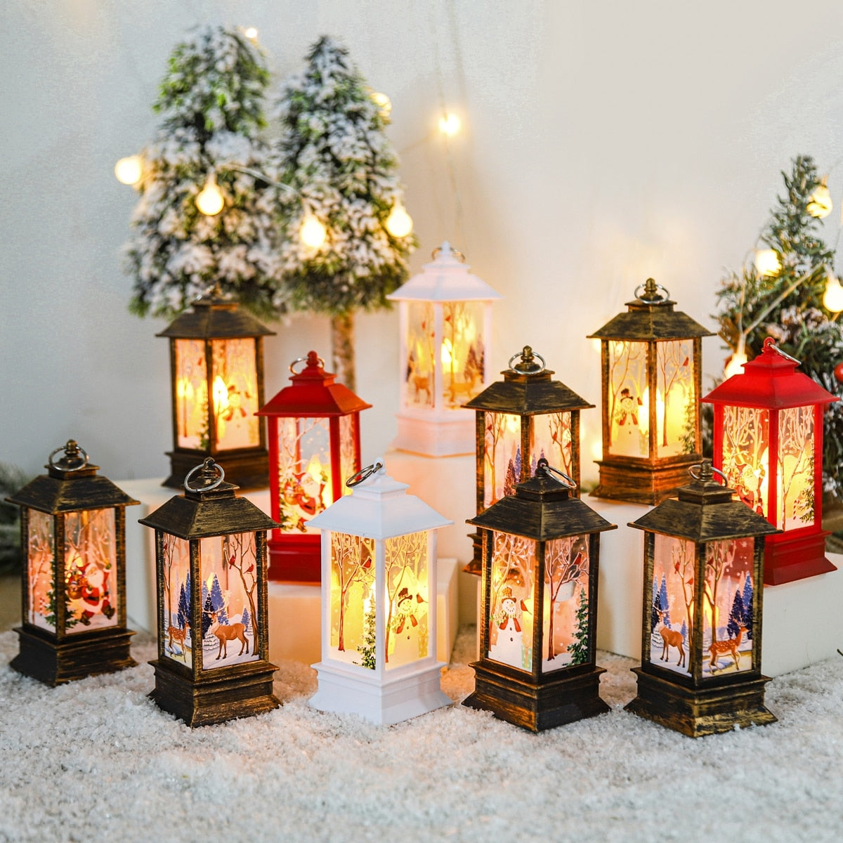 Christmas Lantern Light Christmas Decorations