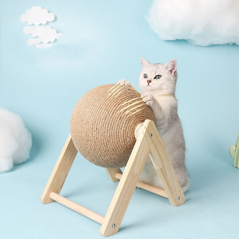 Cat Scratching Rope Ball Toy