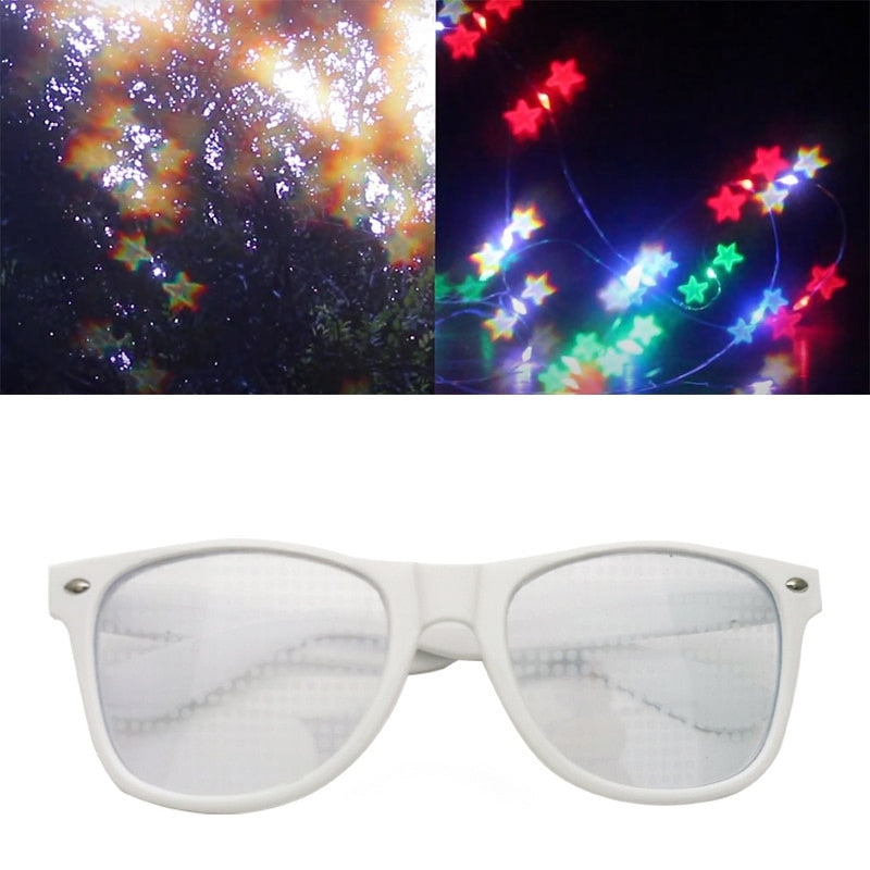 Love Heart Shape Sunglasses At Night Becomes Heart Shapes