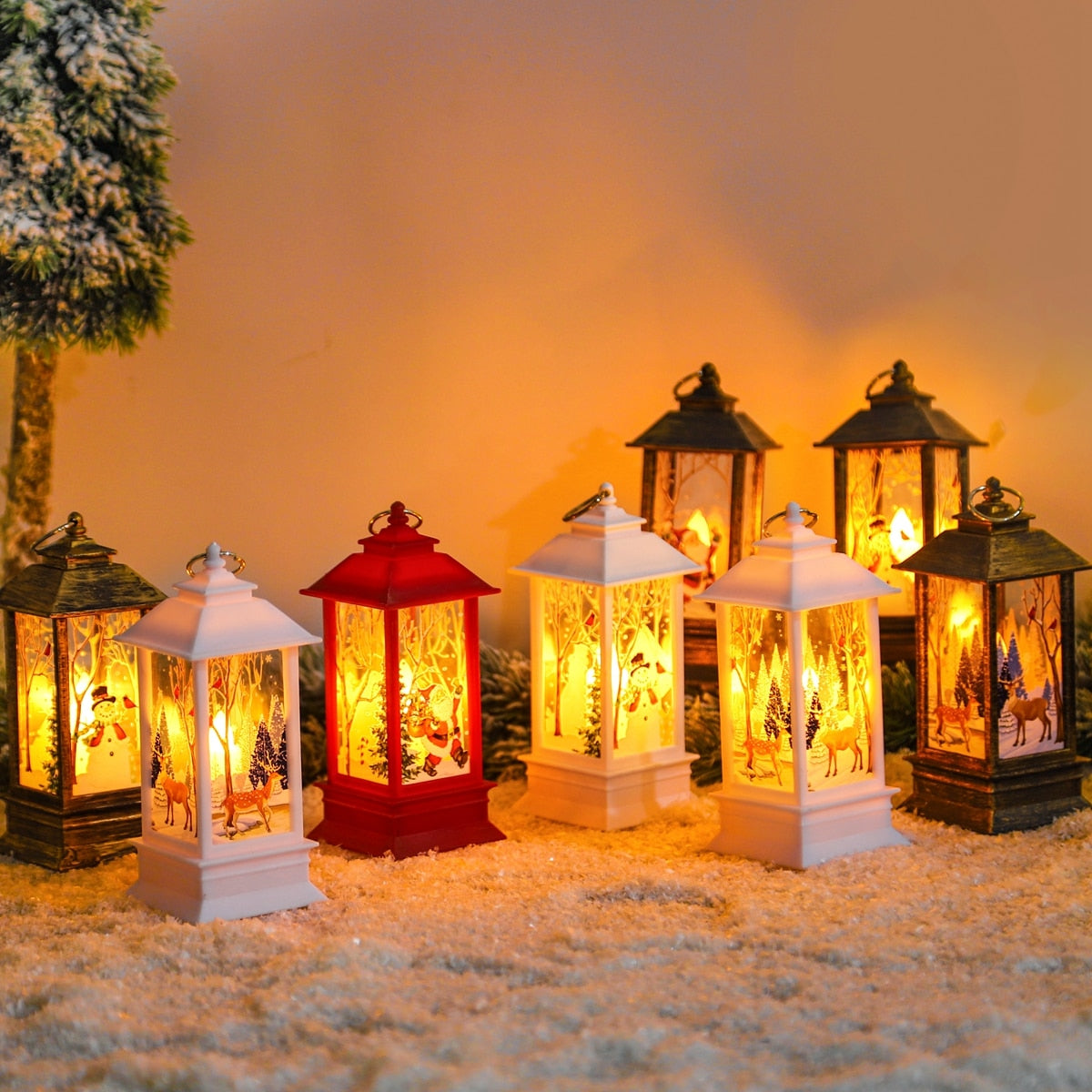 Christmas Lantern Light Christmas Decorations