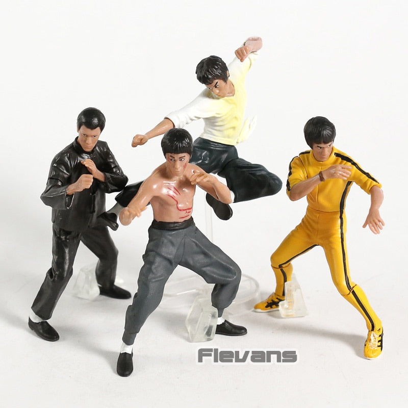 Bruce Lee Figurine 4pcs Set