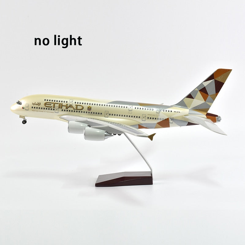 United Arab Emirates Airbus A380 Aircraft Airplane Model - 46cm