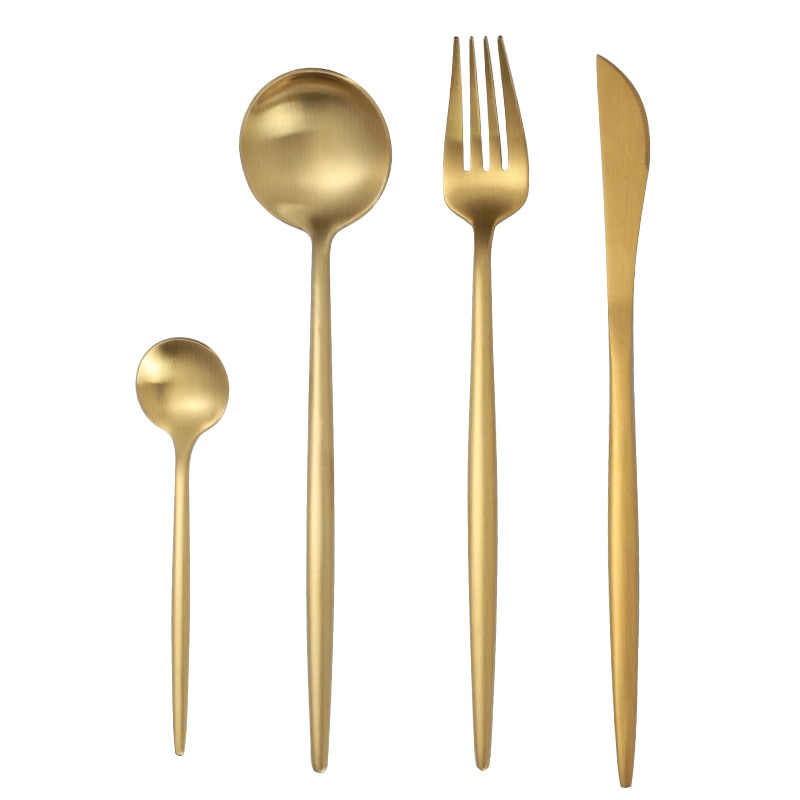 Rose Gold Tableware Stainless Steel Set Cutlery