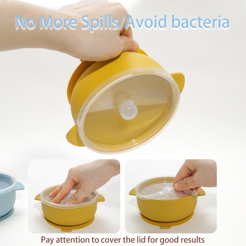 Baby Feeding Bowl With Table Suction