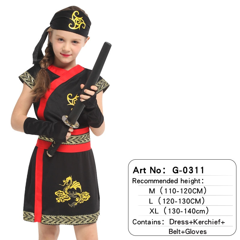 Kids Ninja Cosplay Outfit