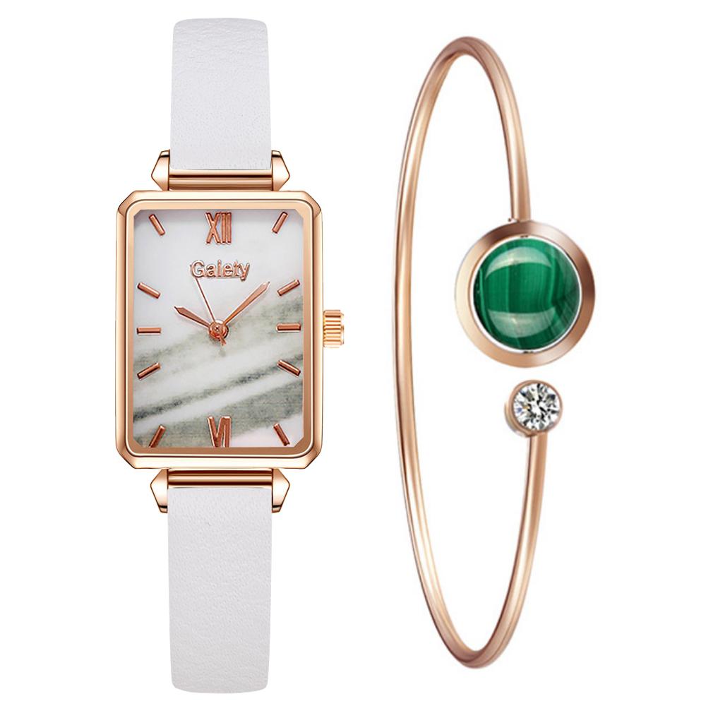 Gaiety Square Quartz Watch Bracelet Set