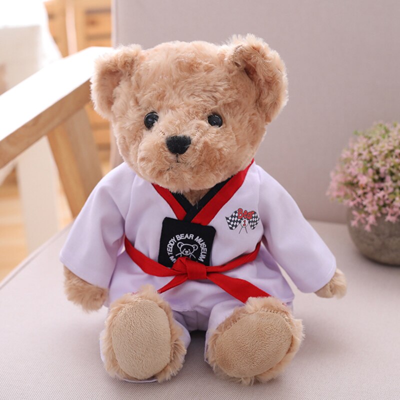 Children Taekwondo Plush Teddy Bear