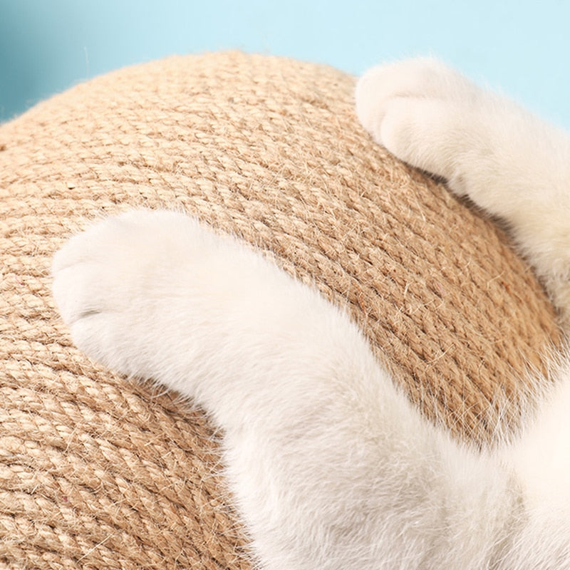 Cat Rope Ball Cat Scratching Rope Ball Toy, Kitten Sisal Ball