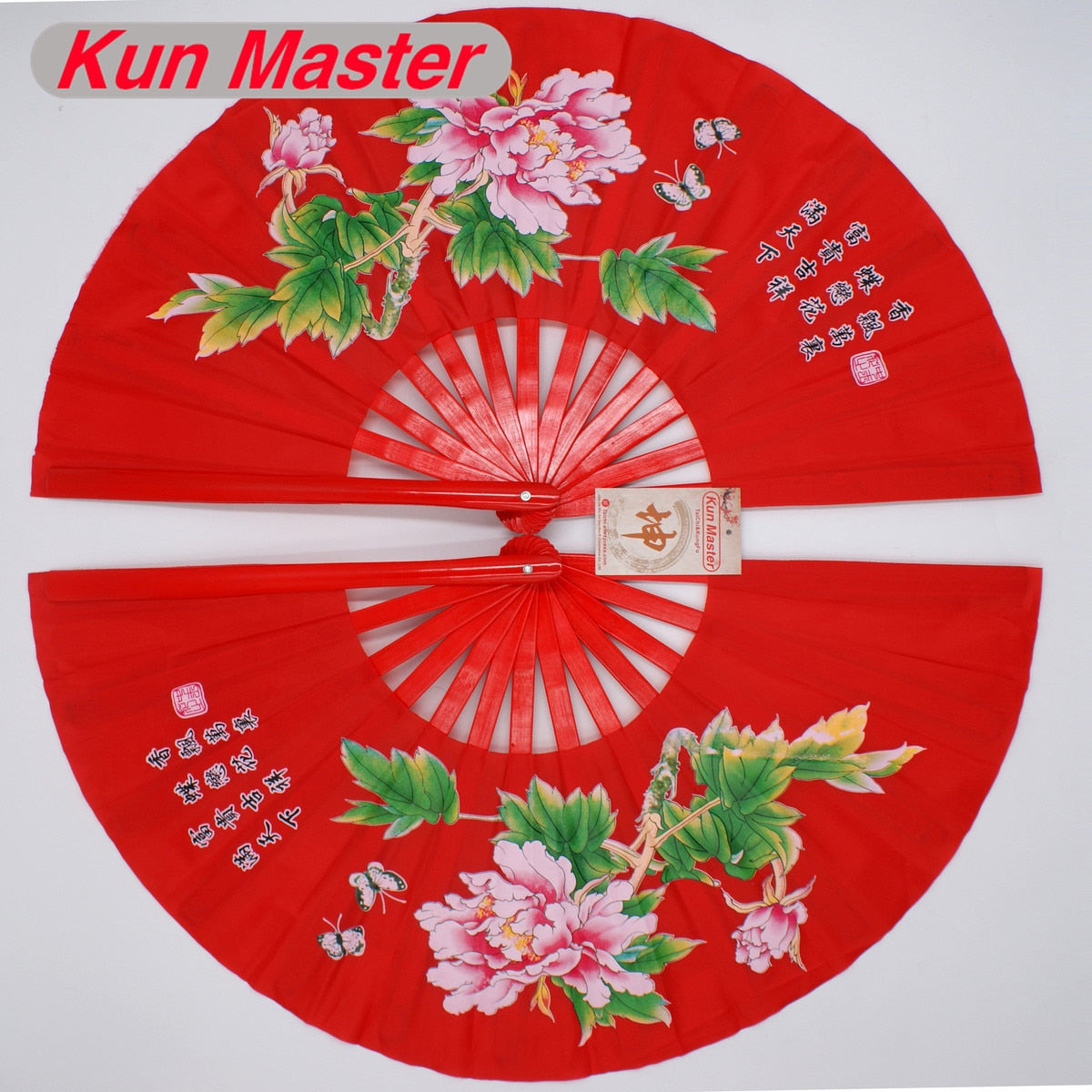 Bamboo Plastic Kung Fu Tai Chi Fan